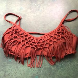 Xhilaration Coppery Brown Bikini Top